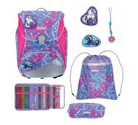 SCOUT mochila escolar Alpha Set 4 -piezas Pony Love morado