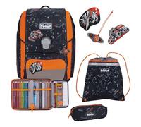 Scout Genius Juego de mochilas escolares 4 piezas naranja