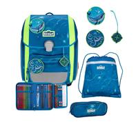Scout mochila escolar Basic Genius Set 4-teilig Deep Sea