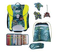SCOUT mochila escolar Basic Micro Set 4 -piezas Action gris verdoso