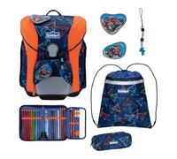 SCOUT mochila escolar Basic Micro Set 4 -piezas Offroad azul marino