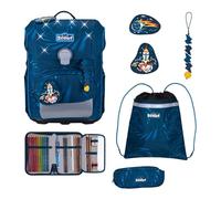 Scout Neo LED Juego de mochilas escolares 8 piezas gris