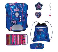 SCOUT mochila escolar Micro Set LED 4 -piezas Sparkling Dream azul