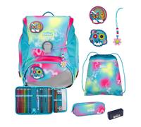 Scout mochila escolar Safety Light Alpha Set 4-teilig Happy Rainbow