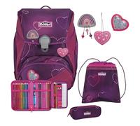 SCOUT mochila escolar Superflash Alpha Set 4 -piezas Lovely púrpura