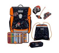Scout Neo Juego de mochilas escolares 4 piezas naranja