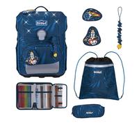 Scout Neo LED Juego de mochilas escolares 8 piezas gris