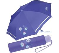 Scout Paraguas infantil con bandas reflectantes extra ligero, Morado Luna, 90 cm