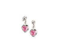 Scout Pendientes Infantiles Chalecos De Plata Corazón Rosa Niña 262147100