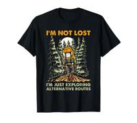 Scout Senderismo Humor No Perdido Rutas Alternativas Al Aire Libre Camiseta