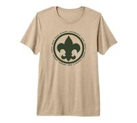 Scouting Fleur De lis & Scout Law BSA Cub Scouts Logo Camiseta Premium