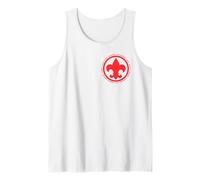 Scouting Fleur De lis & Scout Law BSA Cub Scouts Logo Camiseta sin Mangas