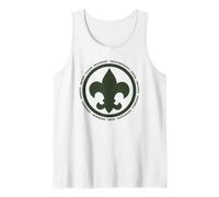 Scouting Fleur De lis & Scout Law BSA Cub Scouts Logo Camiseta sin Mangas