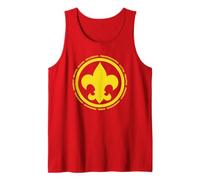 Scouting Fleur De lis & Scout Law BSA Cub Scouts Logo Camiseta sin Mangas