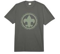 Scouting Fleur De lis & Scout Law BSA Cub Scouts Logo Comfort Colors Adult Heavyweight T-Shirt