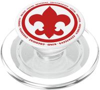 Scouting Fleur De lis & Scout Law BSA Cub Scouts Logo PopSockets PopGrip para MagSafe