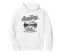 Scouting Inspires Adventure Canoe Outdoors Retro Scouts Sudadera con Capucha