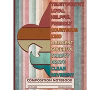 Scouting Law Notebook: Retro Vintage Composition Book for Scouts, Leaders & Outdoor Adventure Fans