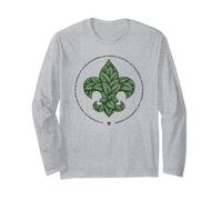 Scouts BSA Outdoor Code Artistic Leaf Design Manga Larga
