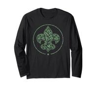 Scouts BSA Outdoor Code Artistic Leaf Design Manga Larga