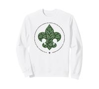 Scouts BSA Outdoor Code Artistic Leaf Design Sudadera