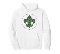 Scouts BSA Outdoor Code Artistic Leaf Design Sudadera con Capucha
