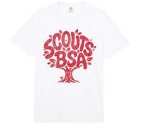 Scouts BSA Tree Art Outdoors Nature Distressed Graphic Comfort Colors Adult Heavyweight T-Shirt