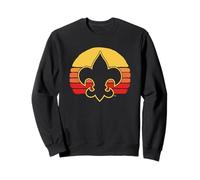 Scouts Fleur-De-lis Retro 80's Throwback Scouting America Sudadera