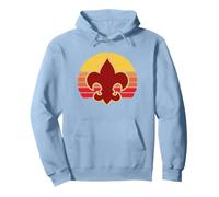 Scouts Fleur-De-lis Retro 80's Throwback Scouting America Sudadera con Capucha