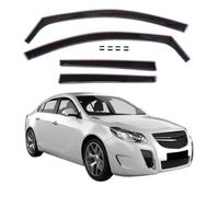 Scoutt | GP Deflectores de aire antiturbo aptos para Insignia de 4/5 puertas sedán 2008-2016, juego de 4 unidades, negro, cortavientos, impermeables