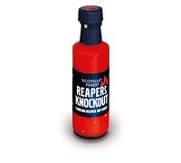 Scovilla 's Finest Reaper 's KNOCKOUT 100 ml | Salsa de chile extremadamente picante con Carolina Reaper | Salsa caliente extrema | Ingredientes 100% naturales