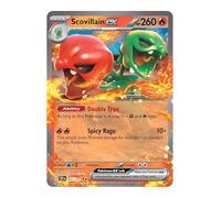 Scovillain ex 037/191 - Tarjeta de Pokémon ultra rara | Cartas Pokémon raras | Pokémon EX | Chispas crecientes | Pokémon escarlata y violeta | Autenticado por Titan Cards