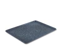 Scoville Expert NEVERSTICK+ - Bandeja de horno antiadherente de 35 cm, aluminio de calibre grueso, 35 cm x 25 cm, apta para lavavajillas, bandeja rectangular para horno, color gris