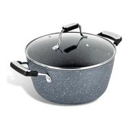 Scoville EXPERT Neverstick+ - Olla con tapa de 24 cm, capacidad de 3,5 L, olla pequeña y profunda antiadherente para estufas, apta para todas las cocinas, apta para lavavajillas, sin PFOA, asas
