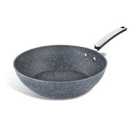 Scoville Expert Neverstick+ - Sartén wok de 28 cm, antiadherente, mango ergonómico, apto para todas las cocinas, incluyendo inducción, sin PFOA, apto para lavavajillas, aluminio de calibre grueso,