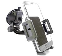 scozzi Soporte Móvil Coche Ventosa Parabrisas Universal, por ej. Compatible con Samsung S23 S22 S21 S20 A54 A53 para iPhone 15 14 13 12 11 XR FE Plus Ultra Mini Lite Pro