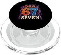 SCP 67 Six Seven 6 7 Meme Design 6 7 PopSockets PopGrip para MagSafe