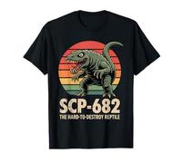 SCP-682 Monstruo Reptil Difícil de Destruir SCP Foundation Camiseta