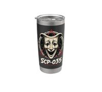 SCP Foundation SCP-035 Comedy Mask Keter Anomaly Vaso térmico de acero inoxidable de doble pared