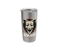 SCP Foundation SCP-035 Comedy Mask Keter Anomaly Vaso térmico de acero inoxidable de doble pared