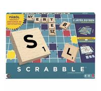 Scrabble: Juego de mesa Original 2 en 1, madera