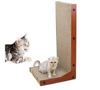 Scracker Cat Cat L - Forma - Búsqueda De Carter Colue, Protector De Muebles | Salón De Raspar Vertical Y Piso De Doble Factura, Estación De Ejercicio Para Mascotas Para Ani