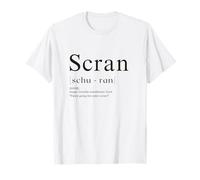 Scran Geordie Definición de Argot Newcastle Norte de Inglaterra Camiseta