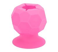 Scrap Collector Portable Silicone Suction Cup Hand Made Waste Collection Ball Storage Tool for Crafting Office DIY Projects Lightweight Durable Safe Material (Rosy Red)