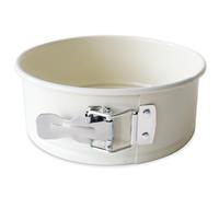 ScrapCooking 1296 - Molde para tartas de queso, molde redondo de metal, apto para horno y congelador, color beige