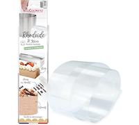 SCRAP COOKING Cinta de rhodoides de 30 cm de ancho - 1,5 m para entrevistas de PVC, multicolor L 3 m/H 8 cm