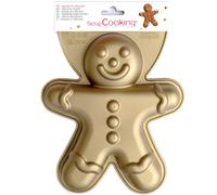 Scrap Cooking - Molde de silicona para muñeco de pan de especias - Gran molde para tartas XXL en forma de mannala, manilla, Gingerbread Navidad - Pasta Biscuit Decoración - 3152