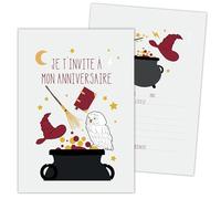 SCRAP COOKING- Tarjetas de invitación, 0262, Hechicero