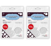 Scrapbook Adhesives By 3L 3D Foam Squares - Thin, White (Paquete de 2)
