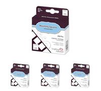 Scrapbook Adhesives By 3L Permanent Mounting Squares, Papel, White, 12 x 13mm, 250 (Paquete de 4)